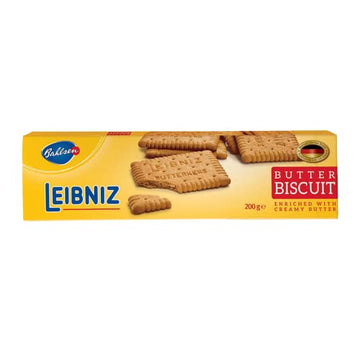 Bahlsen Leibniz Butter Biscuit Cookies (1 box) | Our classic original buttery biscuits (7 ounce boxes)