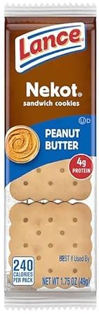 Lance Nekot Peanut Butter Sandwich Cookies, 1.75 oz., 40 pack.