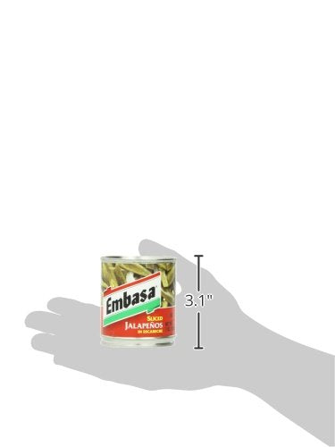 Embasa Sliced Jalapenos, 7 Ounce (Pack Of 12)