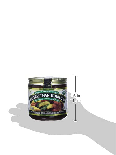 Better Than Bouillon Organic Vegetable Base 16 Oz, Reduced Sodium, Original Version, EACH