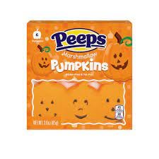Pack Of 4 - Halloween Peeps Variety - Ghosts, Monsters, Pumpkins, And Skulls, 3 Oz