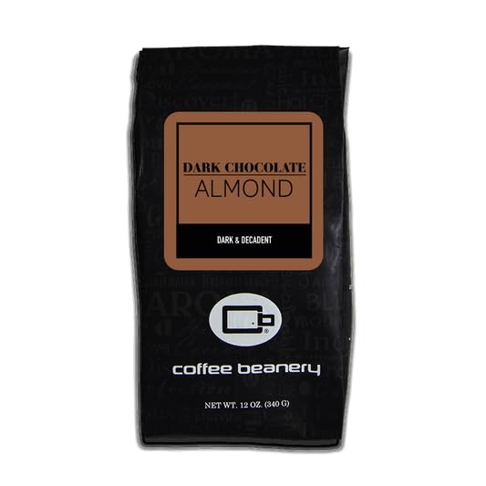 Dark Chocolate Almond Flavored Coffee, Specialty Arabica Coffee, Medium Roast, 12 ounce, Automatic Drip (Ground)