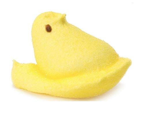 Marshmallow Peeps Yellow Chicks -10 Ct Tray - (Pack of 4)