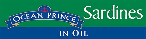 Ocean Prince Sardines in Oil, 4.25-Ounce Cans (Pack of 12)