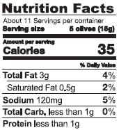 Gaea Pitted Kalamata Olives 5.6 Oz Jars (Pack Of 8), 8Count