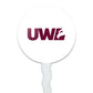 University Of Wisconsin - La Crosse University Secondary Logo Cupcake Picks Toppers Decoration Set Of 6