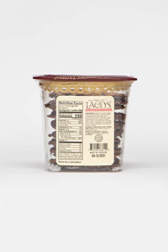 Laceys Milk Chocolate Macadamia Nut Toffee Wafer Cookies, 8 Oz - Delicious Gourmet Treats for Cookie Lovers