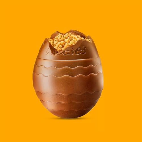 Reese Creme Eggs Easter Candy 4 Pack - Milk Chocolate Peanut Butter Eggs Individually Wrapped Easter Candy For Parties, Egg Hunt