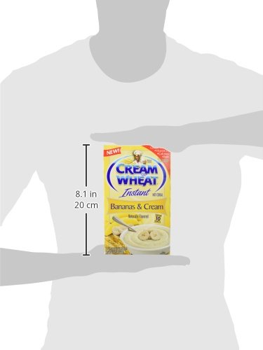 Cream Of Wheat Instant Hot Cereal, Bananas And Cream, 1.23 Ounce, 10 Packets