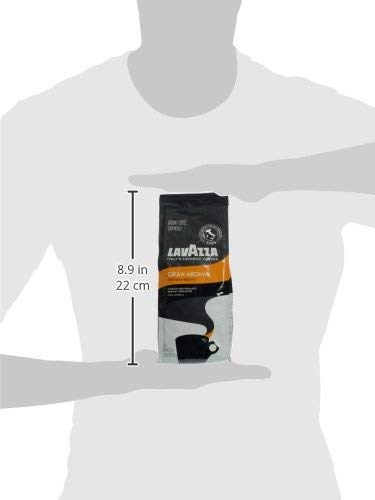 Lavazza Gran Aroma Ground Coffee Blend, Light Roast, 12 Oz (Pack Of 2)