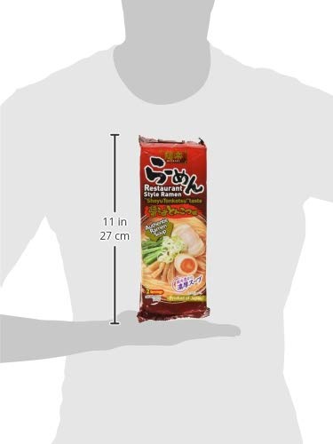 Hikari Menraku Tonkotsu Ramen Noodles, Shoyu, 6.7 Ounce (Pack of 2)