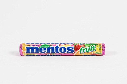 Mentos Variety Flavored Candy 1.32 Oz/37G 20 Rolls (Fruit)