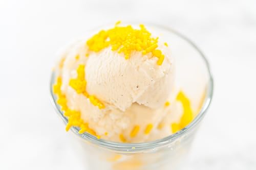 Bakerpan Yellow Nonpareils Sprinkles - 7 Ounces Yellow Sprinkles For Cake Decorating - Edible Nonpareils For Cupcakes, Ice Cream
