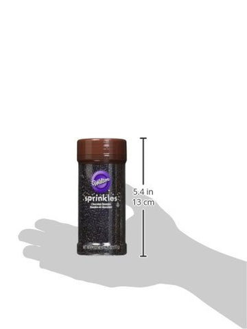 Wilton 710-168 Chocolate Jimmies Food Decorative, 6.25-Ounce