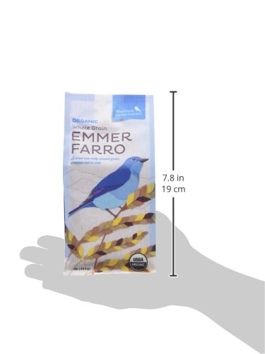 Certified Organic Heirloom Wheat Whole Grain Emmer Farro Washington Pack of 2 454 g 16 oz each