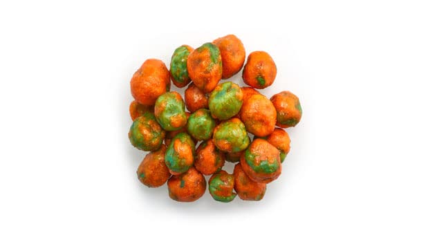 Yupik Sriracha Coated Green Peas, 2.2 lb (35.2 oz), Crunchy, Roasted, Spicy Snack, Gluten-Free & Vegan, Whole Dried Peas Coated