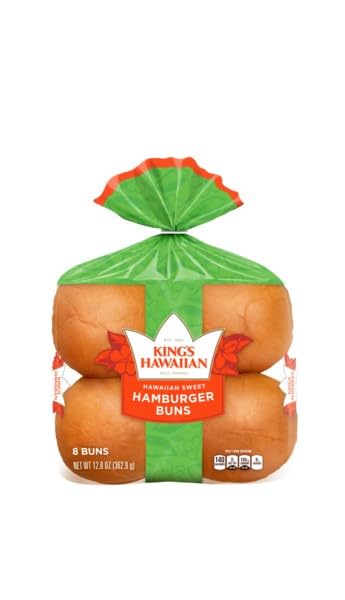 King'S Hawaiian Sweet Pretzel Hamburger Buns, (10.5Oz) & Original Sweet Hamburger Buns, (8Ct) (2Ea) Variety Pack