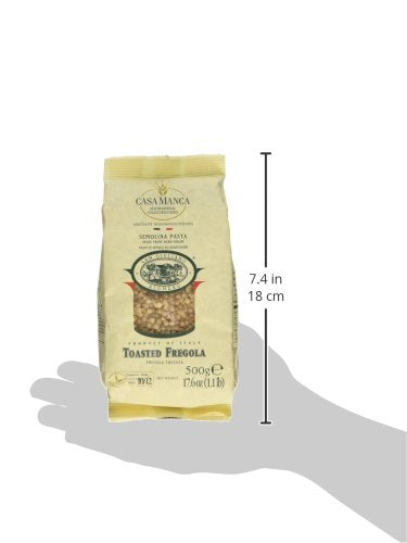 San Giuliano Casa Manca Toasted Fregola Semolina Pasta, 1.1 Pound