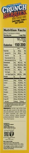 Capn Crunch Cereal, Crunch Berries, 16.8oz Box
