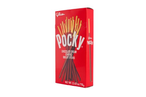 Glico, Snack Pocky Choco Eng, 2.47 Oz, (Pack Of 10)