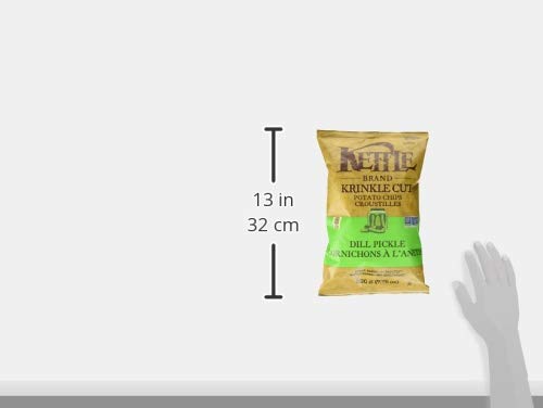 Kettle Foods Krinkle Cut Dill Pickle, 220 Gr