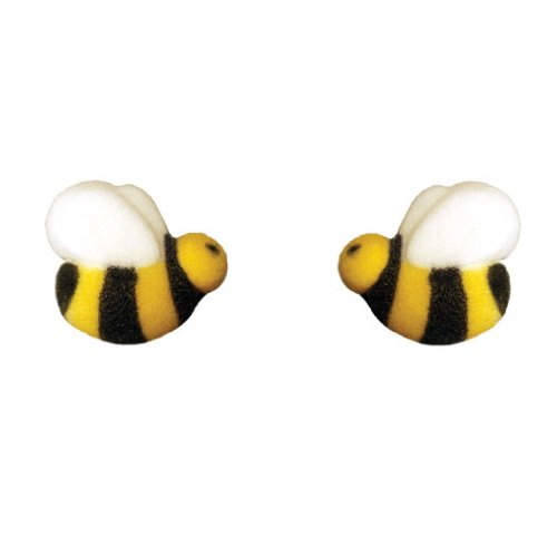 Bumble Bee Sugar Decorations Cookie Cupcake Cake 12 Count