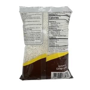 CATHAY KITCHEN Sago Tapioca Pearls for Bubble Tea, Non-GMO, Gluten-Free, 36 Oz (3 Pack)
