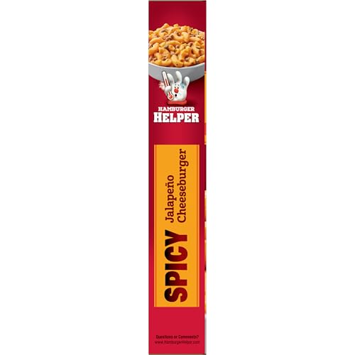 Hamburger Helper Spicy Jalapeno Cheeseburger, 6 oz (Pack of 1)