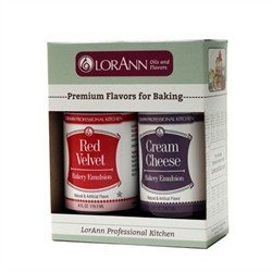 Lorann Bakery Emulsion, 2-Pack Red Velvet & Cream Cheese