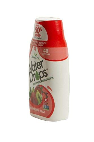 Sweetleaf Water Drops - Strawberry Kiwi Water Enhancer, Sugar Free Sweet Leaf Stevia Water Flavoring Drops, 1.62 Oz Ea (Pack Of 2)