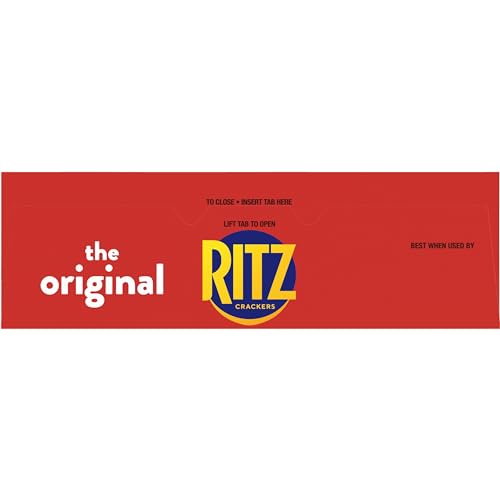 RITZ Original Crackers, Snacks for Kids and Adults, Bulk Lunch Snacks, 6 - 10.3 oz Boxes