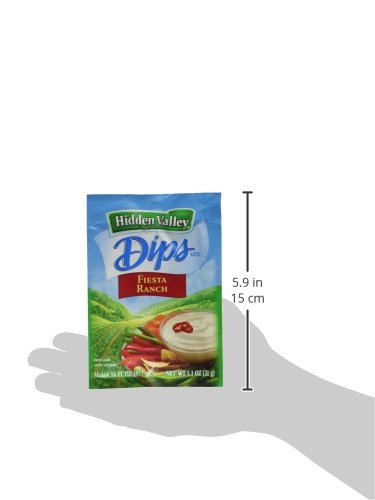 Hidden Valley Ranch Dip and Salad Dressing Mix 1oz Packs (Pack of 12) (Fiesta)