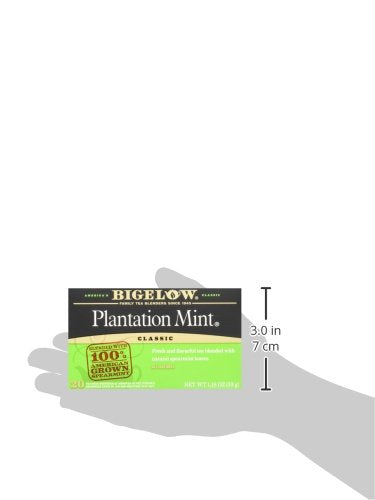 Bigelow Tea Perfectly Mint Black Tea, Caffeinated Spearmint Tea, 20 Count Box (Pack Of 6), 120 Total Tea Bags