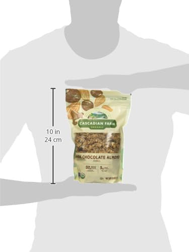 Cascadian Farm Organic Dark Chocolate Almond Granola, Non Gmo, 11 Ounces (Pack Of 4)