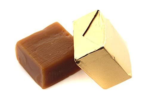 French Gingerbread Butter Caramels - Bulk 108 pcs - 1 KG - 2.2 lbs - Gourmet Gingerbread Caramels from Paris Caramels