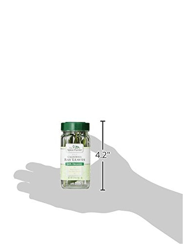 The Spice Hunter California Bay Leaves, Whole, Organic, 0.14-Ounce Jar (Pack of 2)