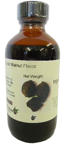 OLIVENATION Premium Black Walnut Flavoring Extract, Non-GMO, Gluten Free, Vegan, 8 Fl Oz