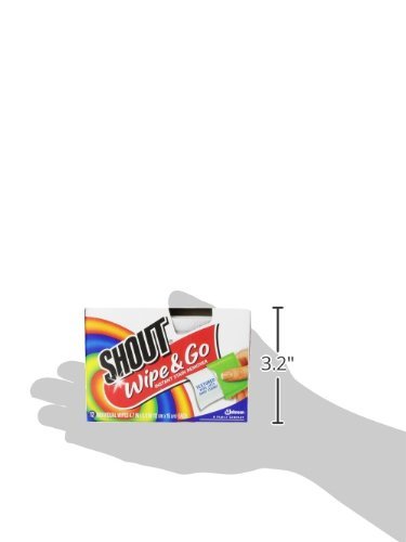 Shout Stain Remover Wipes-12 Ct (Pack Of 3)