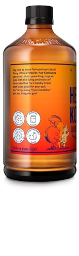 Health-Ade Blood Orange-Carrot-Ginger Organic Kombucha, 16oz