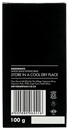 ORYX BLK PEPPER REFILL ( 6 X 100 GRAM )