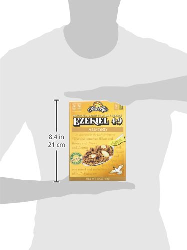 Ezekiel 4:9 Sprouted Whole Grain Cereal, Almond, 16 Ounce (Pack Of 6)