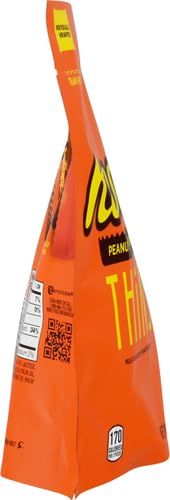 REESES THiNS Milk Chocolate Peanut Butter Cups, Candy Share Pack, 7.37 oz