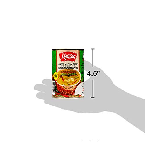Maesri Green Curry Soup, 14 Ounce (Pack Of 12)