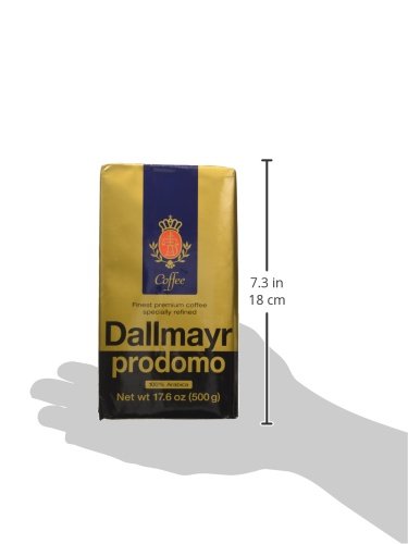Dallmayr Prodomo Gourmet Coffee Ground, 17.6 oz, Pack of 1