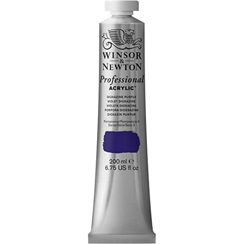 Winsor  Newton Professional Acrylic Color, 200Ml (675Oz) Tube, Dioxazine Purple