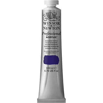 Winsor  Newton Professional Acrylic Color, 200Ml (675Oz) Tube, Dioxazine Purple