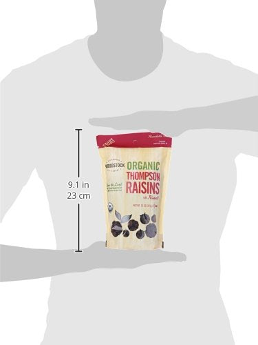 Woodstock Organic Thompson Raisins, 13 Oz