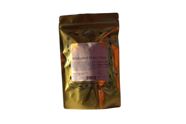 Naturalzing Awaken, Nourish, Empower Your Life Wildcrafted Atlantic Dulse Flakes 16 Oz