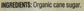 Woodstock, Evap Sugar Pure Cane, Granulated, At Least 95% Organic, 24 Oz