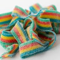 Smarty Stop All Flavor Sour Candy Belts (Rainbow, 1 Pound (Pack Of 1))
